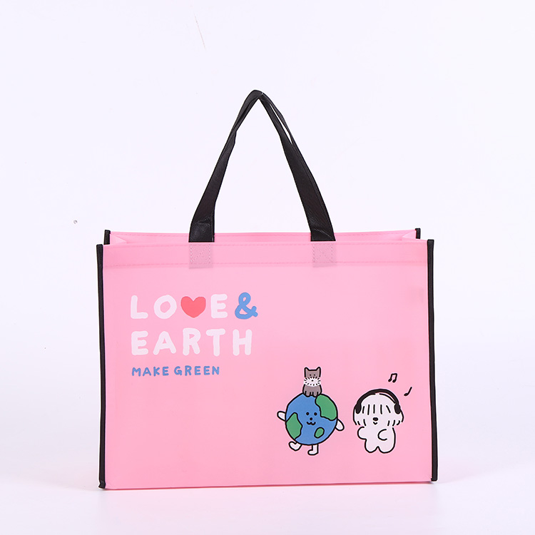 La nuova borsa per la spesa in tessuto non tessuto laminato è un'alternativa sostenibile alla plastica