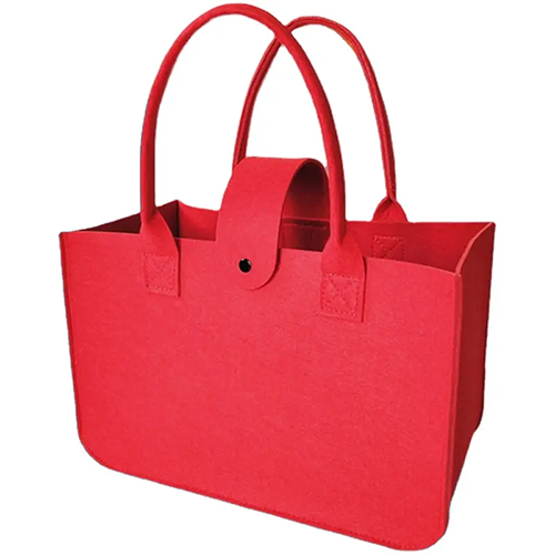 Borsa tote in feltro colorato