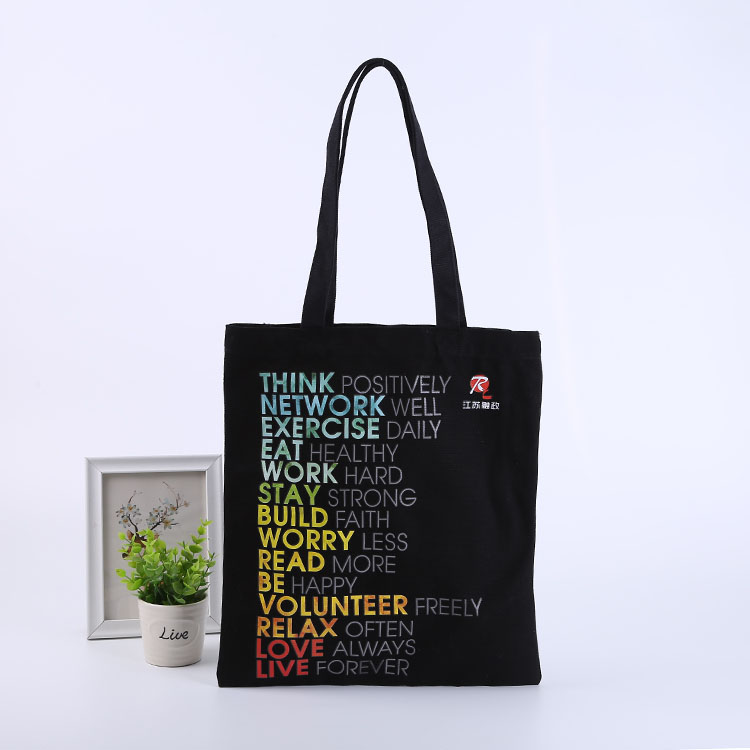 Borsa shopping in tela di cotone