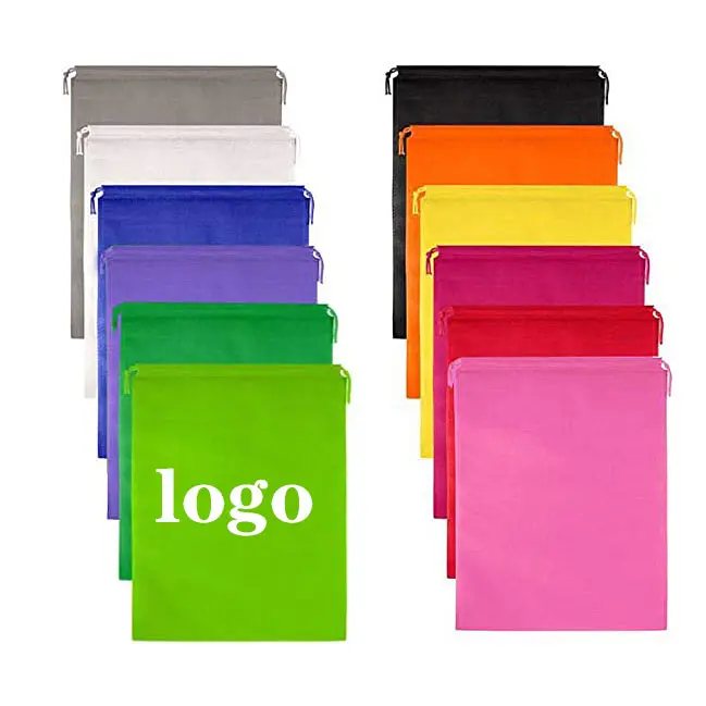 Logo personalizzato Durevole da viaggio da viaggio Scarpe abbigliamento da uomo e donna Rainbow non tessuto da uomo e donna