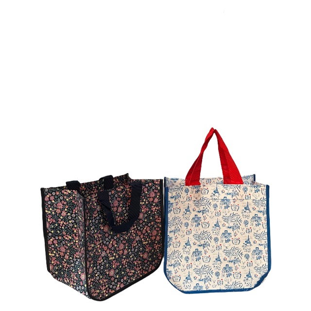 Hanbag non intrecciato in stile e-co-friendly con stampato personalizzato