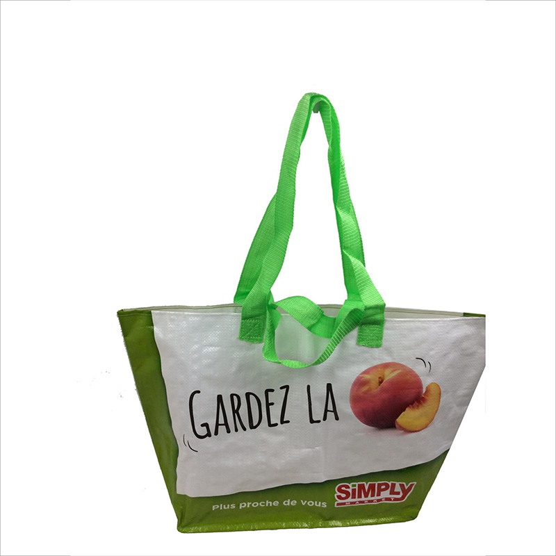 Borsa laminata in tessuto pp extra large