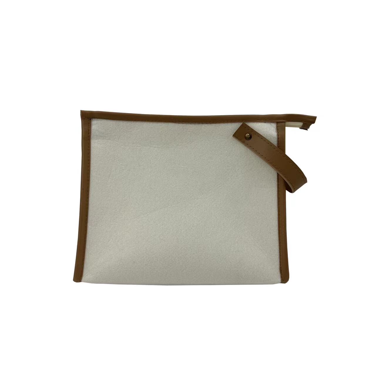 Borsa per trucco in feltro Borsa con cerniera per astuccio per matite