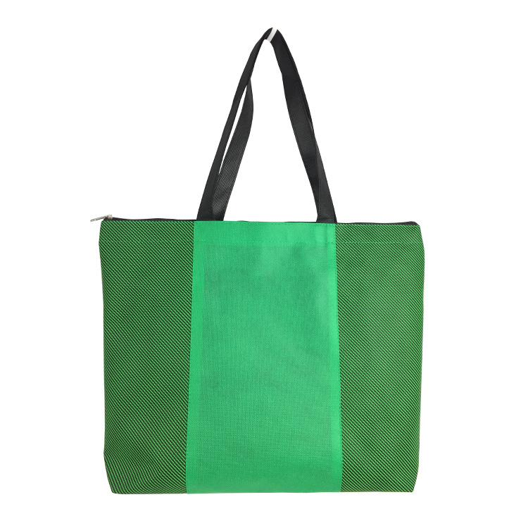Borsa con cerniera non tessuta non tessuta