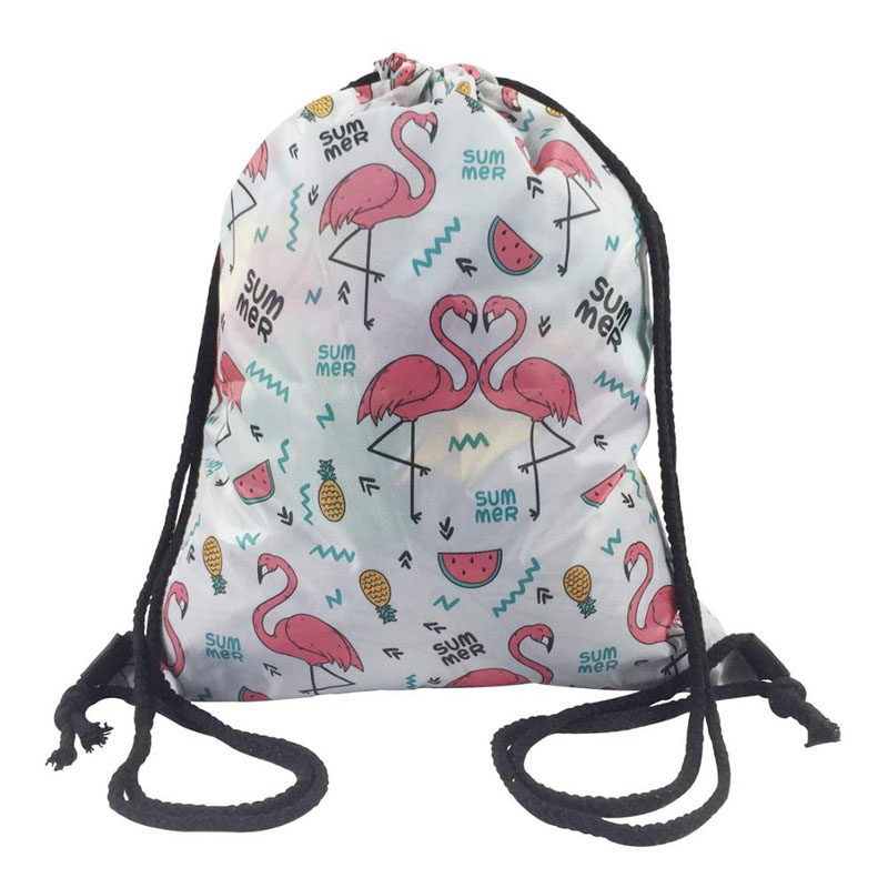 Borsa con coulisse in poliestere per sport da palestra