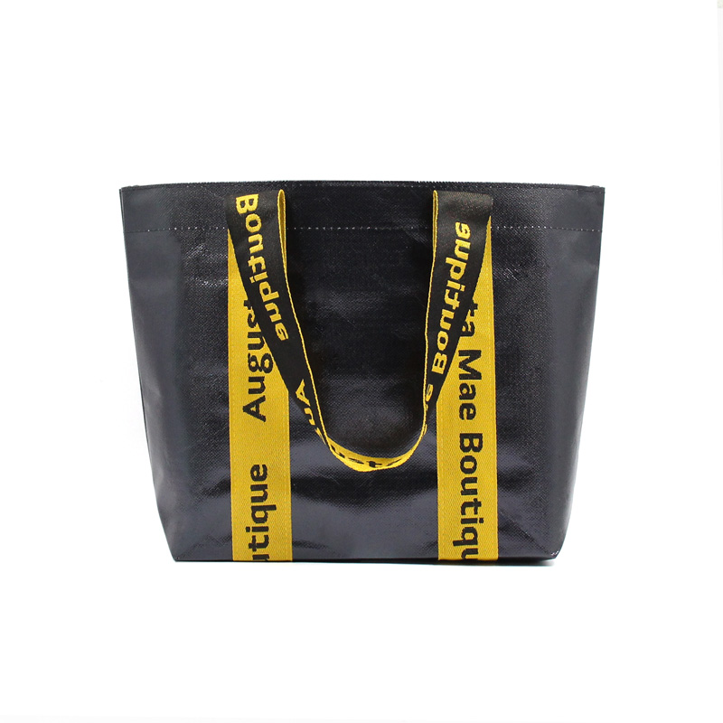 Borsa tote laminata riutilizzabile personalizzata