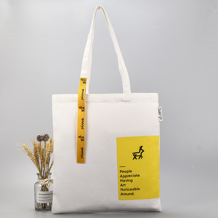 Nuova borsa tote in tela