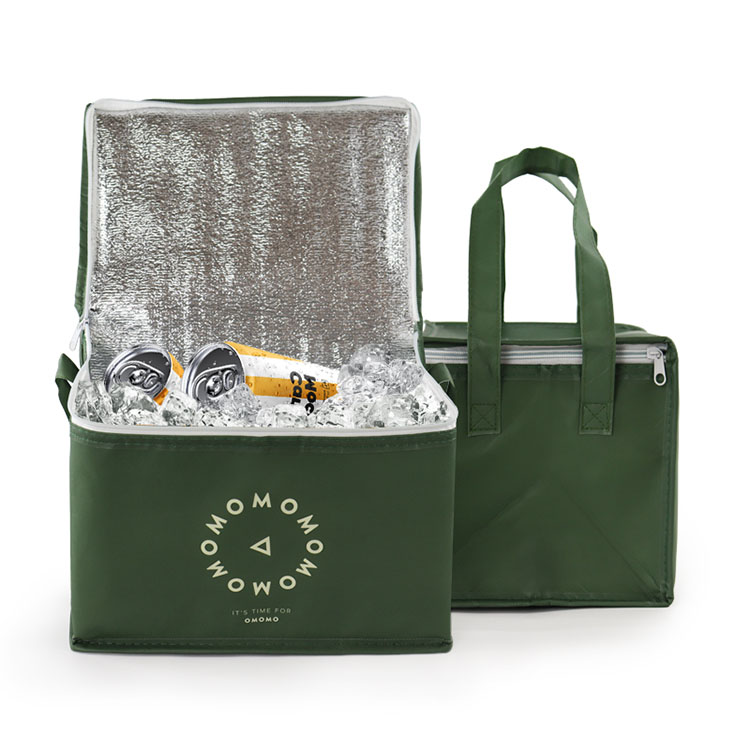 Borsa termica con cerniera per picnic per generi alimentari isolata