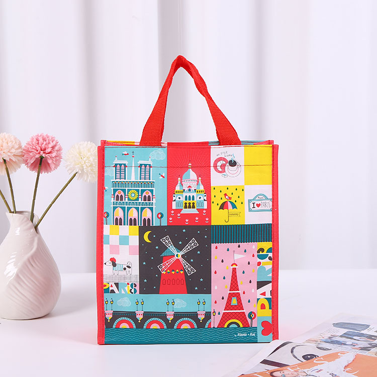 Borsa tote in tessuto PP laminato