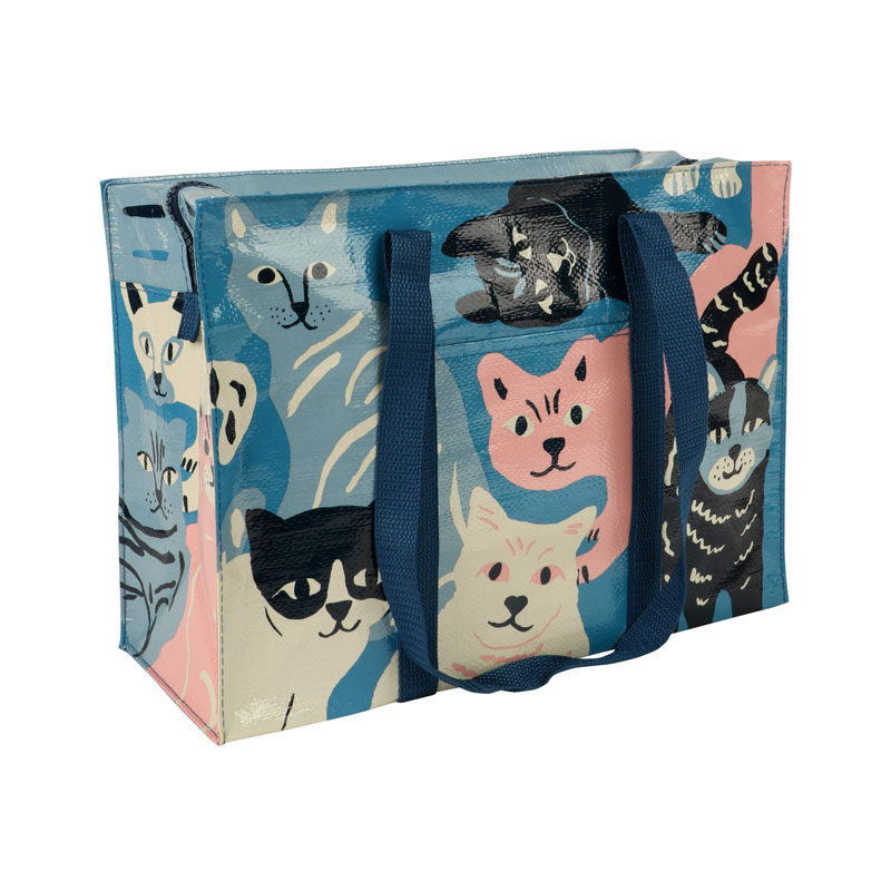 Borsa con cerniera in tessuto PP laminato