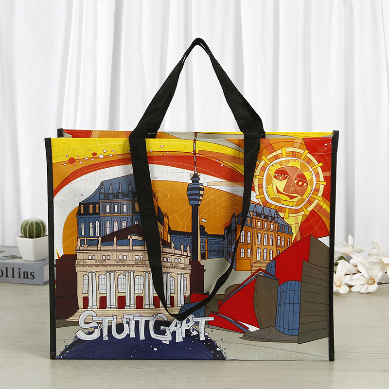 Shopping bag in Rpet laminato