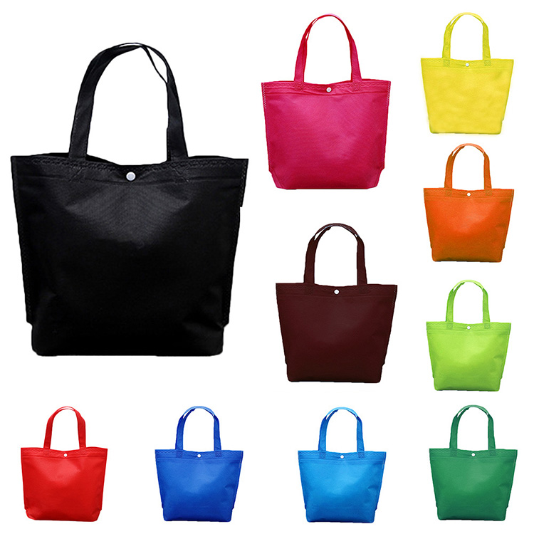 Borsa non tessuta di colore solido multicolore