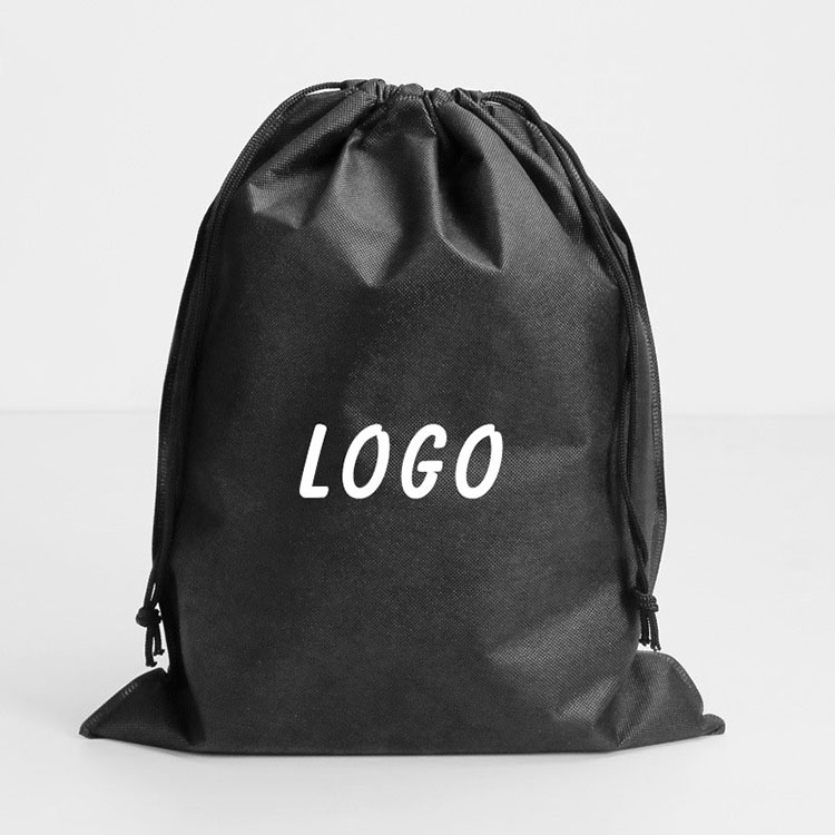 Borsa con coulisse in tessuto non tessuto di diverse dimensioni e colori