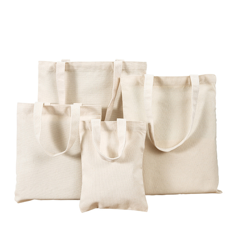 Borsa tote in tela tinta unita Borsa a tracolla in tela