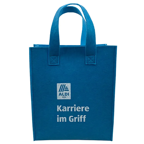 Borsa tote in feltro di nuova moda