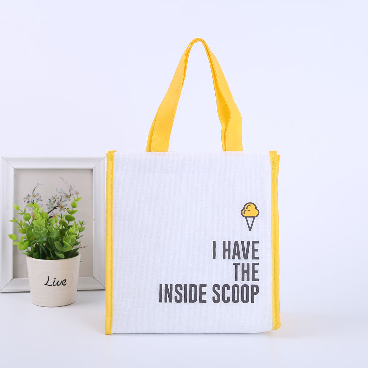 Borsa termica in tessuto non tessuto con velcro