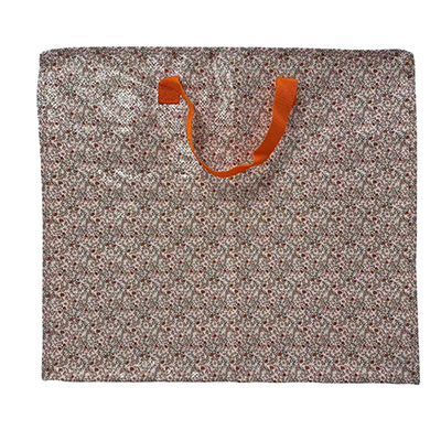 Borsa shopping extra large laminata in tessuto PP