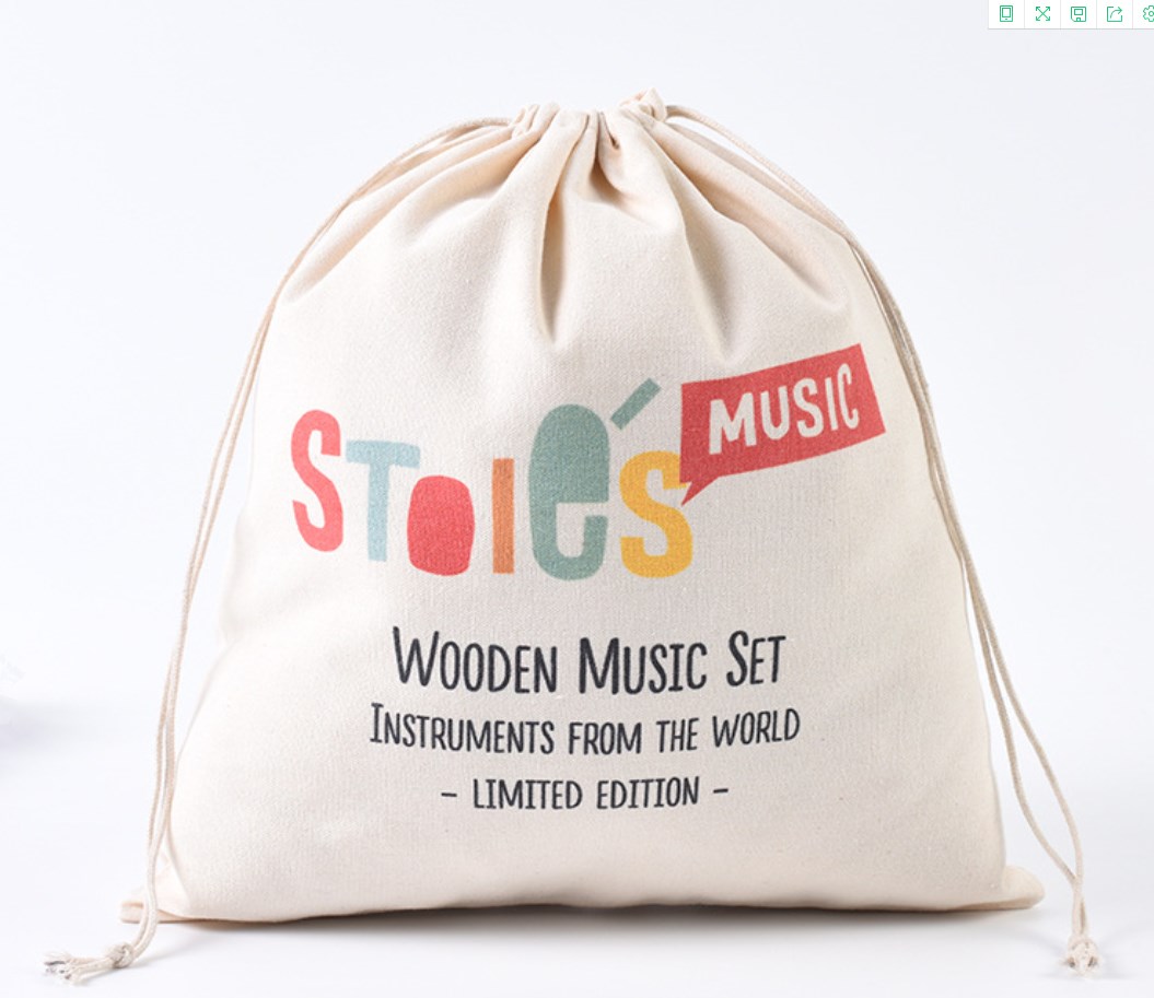 Borsa con coulisse colorata personalizzata
