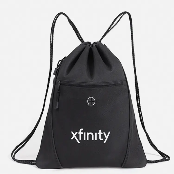 Borsa con coulisse alla moda in poliestere