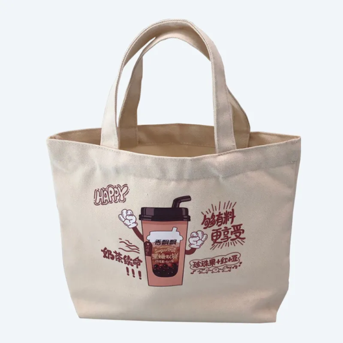 Borsa in tela di cotone dal design popolare