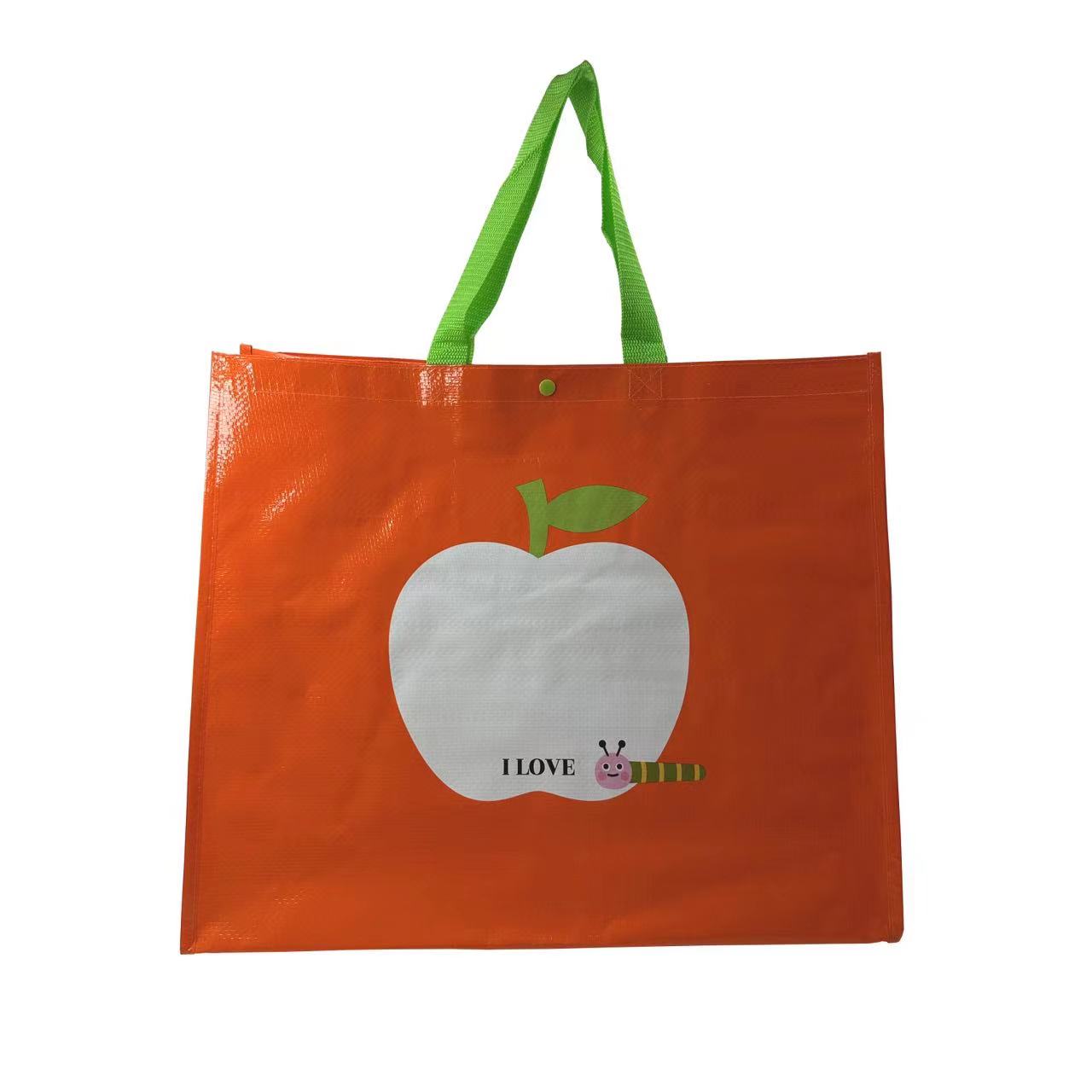 Borsa shopping in tessuto PP con manico