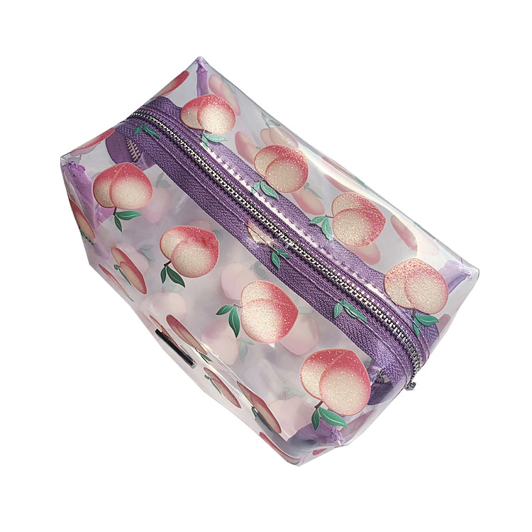 Borsa cosmetica con cerniera in PVC