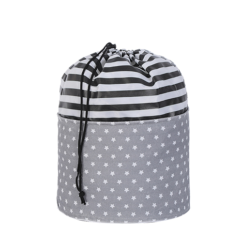 Borsa con coulisse in cotone riciclabile