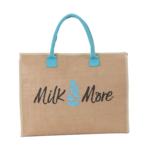 Borsa tote in iuta riciclabile