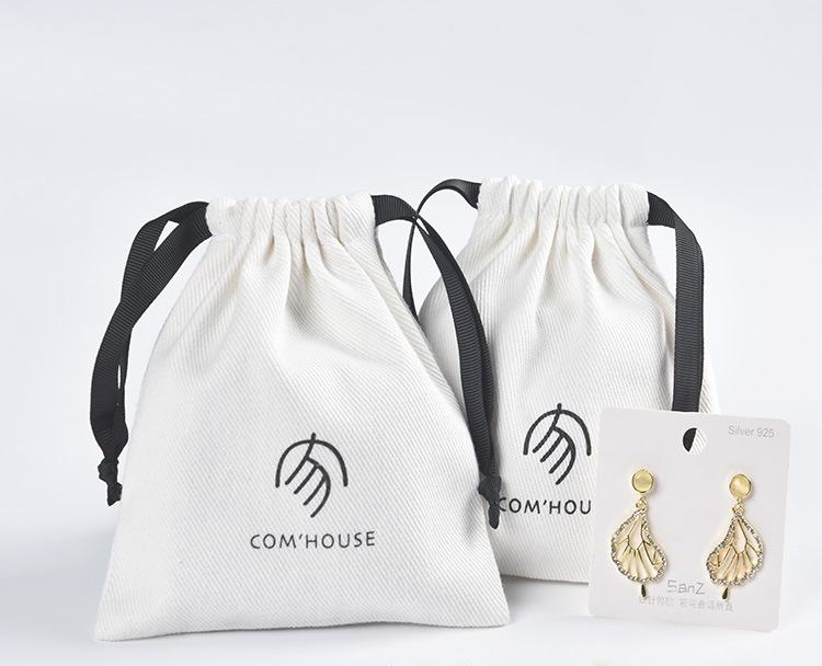 Borsa tote riciclata con coulisse