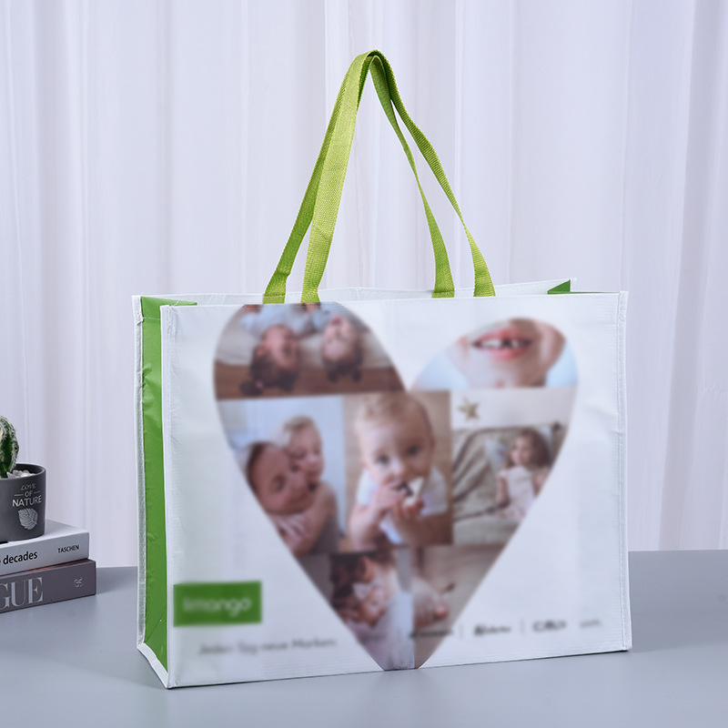 Borsa tote in Rpet laminato riciclato