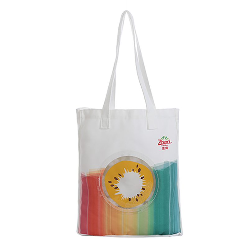 Borsa tote riutilizzabile in tela di cotone