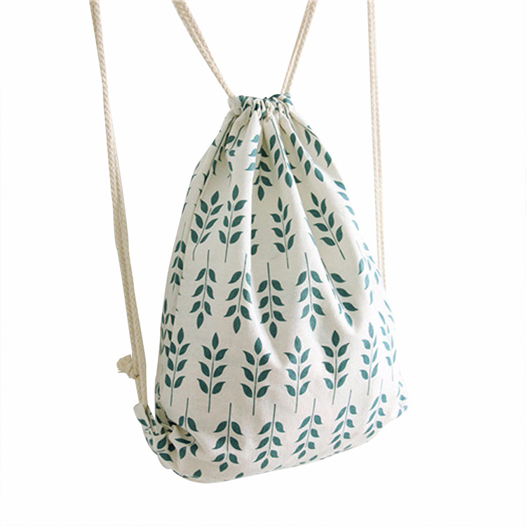 Borsa con coulisse riutilizzabile ed ecologica