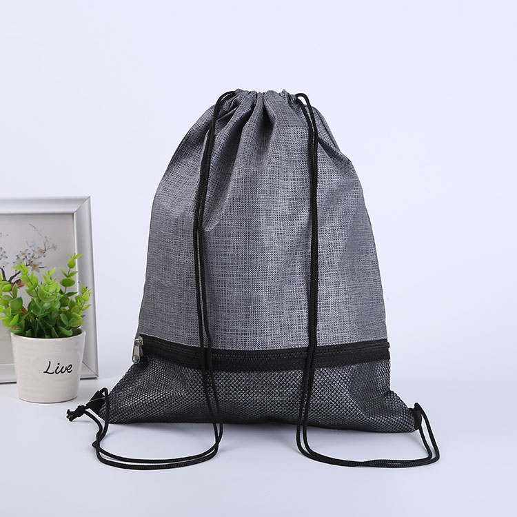 Borsa con coulisse in tessuto non tessuto per palestra sportiva