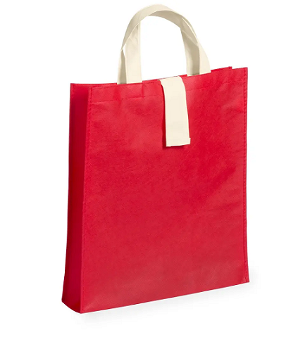 BASSO DI SHOPTHE NON TEGABILE NON TEGABILE SUPERMUCABILE con borsa non tessuta logo non tessuto