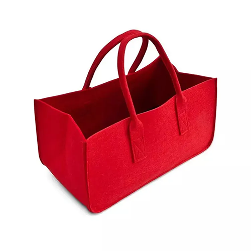 Borsa tote in feltro con due cinghie
