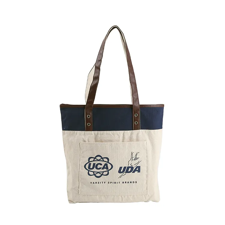 Borsa in tela di cotone ben progettata